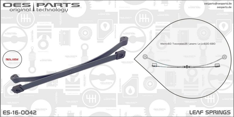 OES PARTS Vedruleht ES-16-0042